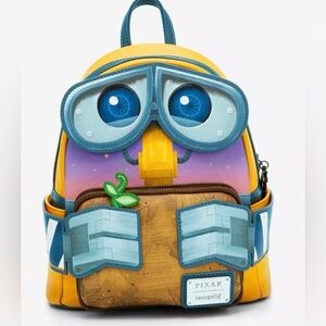 Loungefly Disney Pixar WALL-E Figural Wall-E with Trash can Mini Backpack New